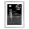 Stupell Industries On A Mission Retro Space Framed Print Under Glass, design by Elo Marc